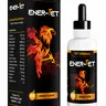 Vitofarma Ener-Jet Liquid Poultry Vitamin C Supplement Bottle - Vitality, Energy Boost Bird Healthcare for Chickens & Roosters, 60 mL (2.03 oz) Orange Flavor with 4:1 Maca Extract & Essential Nutrients
