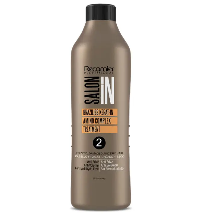 Recamier 35.27oz Keratin Blend Amino Complex Hair Mask - Formaldehyde-Free, Chemical-Free Salon Haircare Treatment for Anti-Frizz, Smooth, Shiny Hair Straightening (All Types)