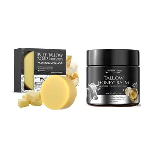 Handmade Natural Herbal Soap × Beef Tallow Balm Handmade Natural Herbal Soap × Beef Tallow Balm