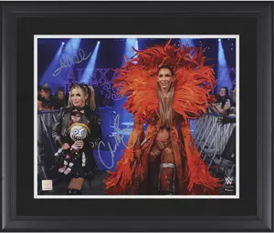 Alexa Bliss and Charlotte Flair WWE Framed Autographed 16" x 20" Dual Photograph - Fanatics Authentic Certified