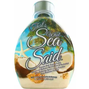 That’S What Sea Said Tanning Lotion Accelerator - for Indoor Tanning Beds and Outdoor Sun Tan - Safe for Face, Body and Tattoos - with Coconut Oil - No Bronzer DARK TANS EXCLUSIVE