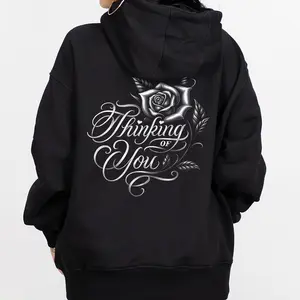 Thinking U Chicano Clothing Lowrider Chicana Art Gangster Cholo Outfit Cotton Fabric Menswear Casual Streetwear Unisex Loose Fit 100% Cotton Long Sleeve hoodies for women sweatshirts for women