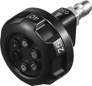 Washer Nozzle, 6 in 1 Quick Change Over Spray Nozzle, Adjustable High Power Washer Nozzle Tips with 1/4" Quick Connect, 4000 PSI