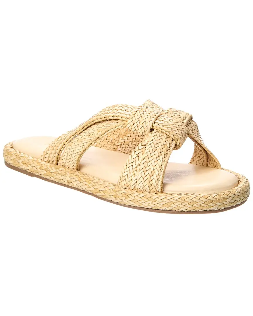 Schutz Kali Leather Flat Sandal