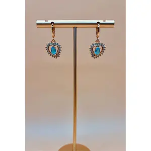 Ocean Heart Earrings