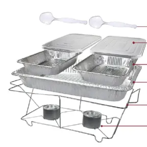 10 Piece Buffet Set - Perfect Party Supply for Snacks and Gifts Disposable