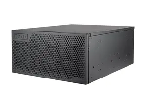 SilverStone RM52 Black Steel 5U Rackmount Server Chassis Primary PSU slot: PS2 (ATX) / Mini Redundant Secondary PSU slot: SFX (occupies 3.5" bracket)