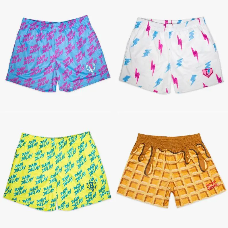 Baseball Lifestyle 101 Rain Delay Collection Short – Mesh Athletic Short for Youth & Adult
