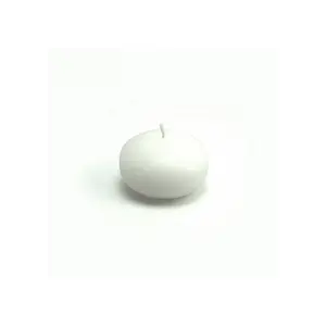 212 MAIN 1.75 in. 24-Piece White Floating Type Candles - 3 Hours Burn Time, Hand-Use, Decoration, Camping & Hiking Lighting Accessory