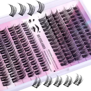12 Rows Of 150 Segmented Lashes In Clusters Lashes Lash Clusters Eyees Lash Clusters Extensions Kit Eye Extension Kit Eye Lashes lash  clusters  kit
