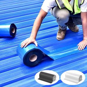 roof repair waterproof tape, 1 roll repairing cracks & loopholes tape suitable for metallic surfaces, wave tile container roofs, steel structures, plastic, men gifts