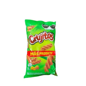Crujitos Queso y Chile 10 pack Normal Size Bags - Crispy & Crunchy Mexican Chips for Quick Snack Enjoyment Chilli