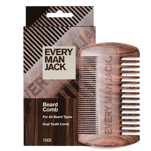 Every Man Jack Beard Comb, Men’s Beard Detangling and Styling Tool, Grooming Essentials for Men