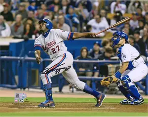 Vladimir Guerrero Montreal Expos Autographed 8" x 10" Hitting Photograph - Fanatics Authentic Certified