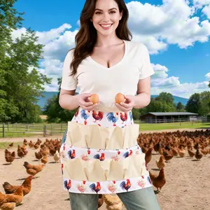 Egg Collection Apron, Multifunctional Egg Gathering Apron, Multiple Pockets Design, Ideal for Collecting Goose Eggs, Durable & Practical