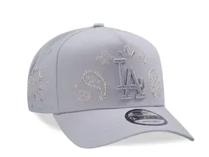 MLB Dodgers Fitted Cap 59FIFTY – Classic Embroidery, Structured Crown, Side Patch, Urban Streetwear Essential For Modern Style