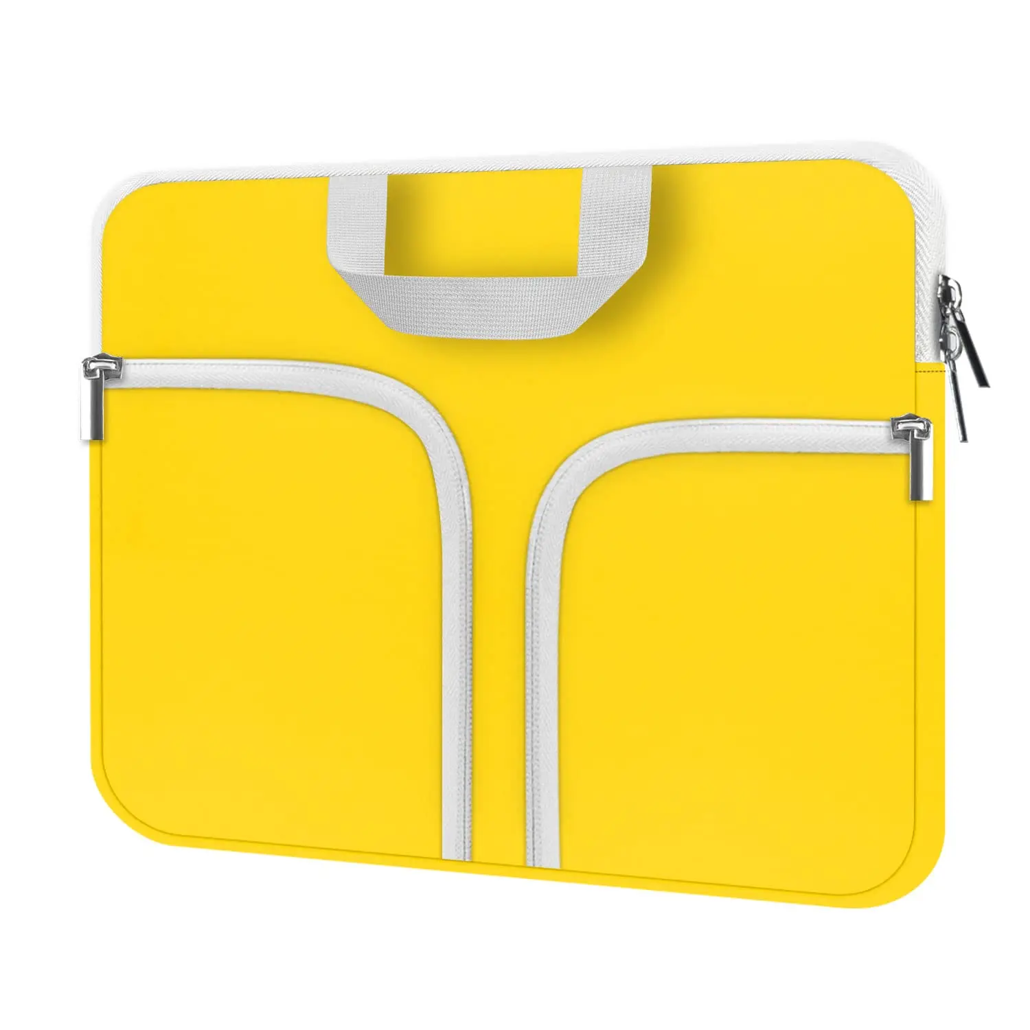 Chromebook Case 11.6-12.3 Laptop Sleeve Neoprene Computer Bag Handle Protective Cover For R11/spin 311/hp Stream/samsung/surface Pro X/7/6/5/go 12.4"/13 Inch Macbook Air/pro M2 M1 Yellow
