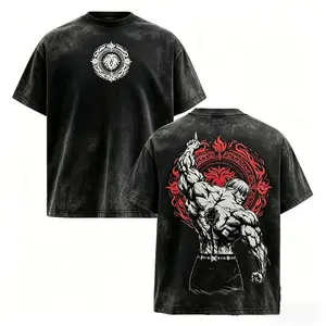 Unisex Escanor The 1 Vintage Washed T-Shirt - 7 Deadly Sins Lion Sin of Pride Anime Graphic, Noon Power Gym Aesthetic Print, Oversized Soft Cotton Streetwear, Casual Apparel, Gift for Anime Fans, 67 Christian Clothing