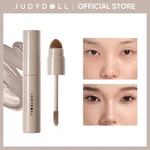 JUDYDOLL Liquid Contour & Liquid Highlighter, Face Sculpting Liquid Highlighter & Contour With Brush, Anti-Smudge & Brightening, Fair Complexion, Long-Lasting, Cosmetic, Bronzer, All Skin Tones, Multicolor, Refresh Look,Summerwins Highly Pig