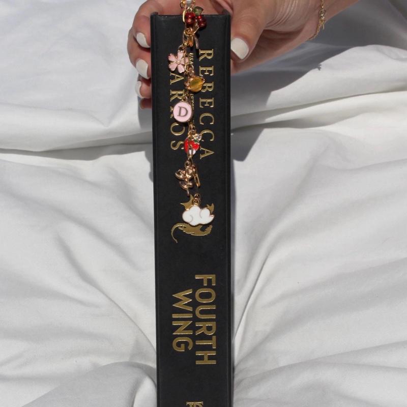 Cherry Charm Bookmark - Personalized Cute Book Gift Adhesive Stickers