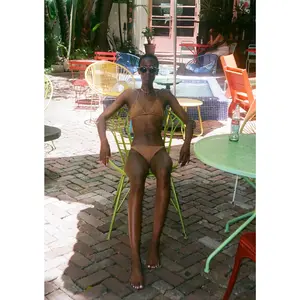 PRISM BIKINI BOTTOM, TAN COLOR