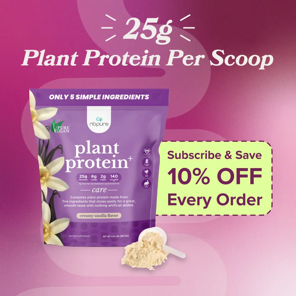NBPure Plant Protein+ Gusset - Creamy Vanilla, Vegan