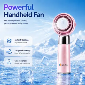 Plodon Portable Cooling Fan,3600mAh Long-lasting,Pocket-sized Night Club Gear,for Live Show/Festival Goers/Theme park,In-car Necessities,Traveler Must-Have,2026 Summer Energy Saver summervibes