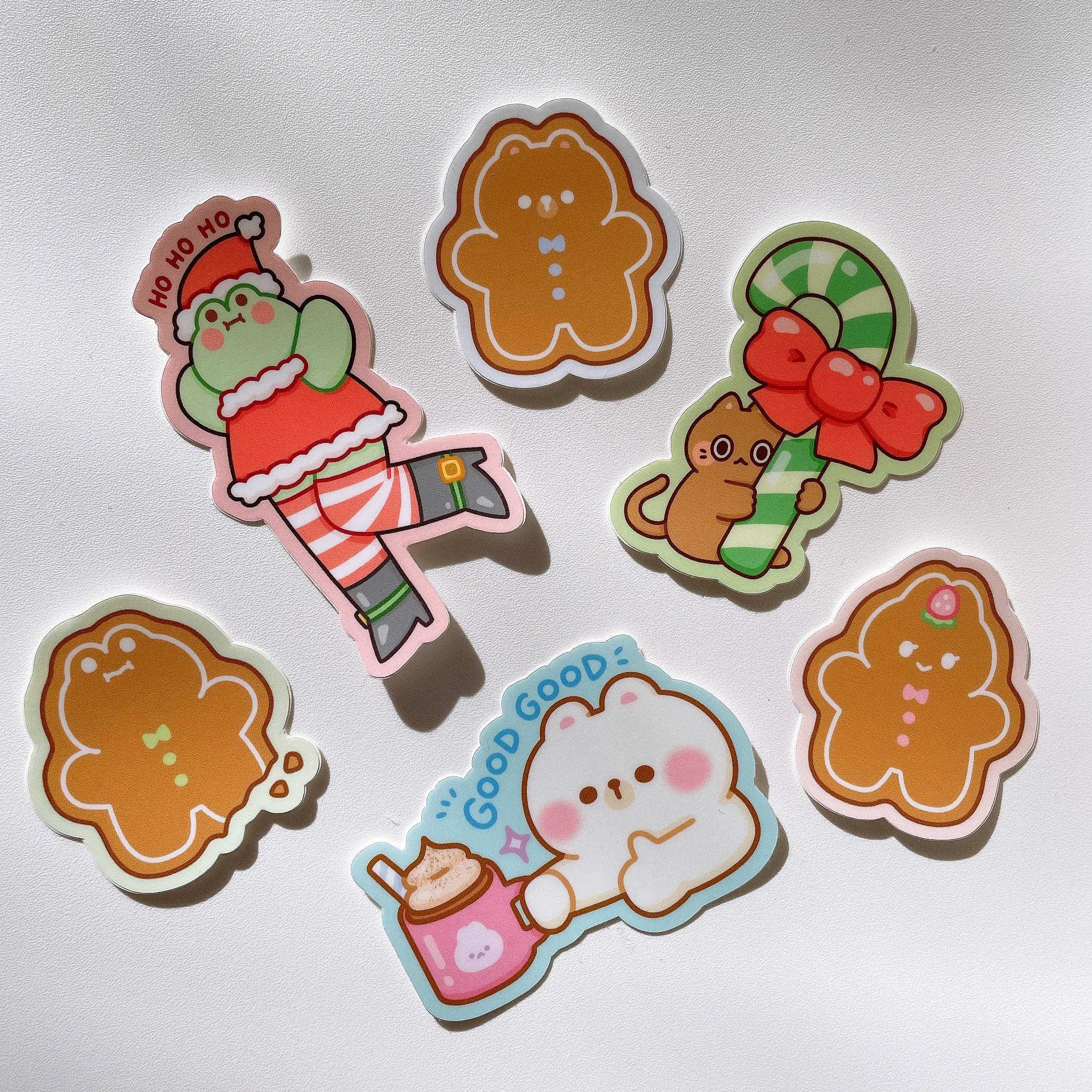 Christmas Winter Holiday Heavy Duty Waterproof Vinyl Stickers