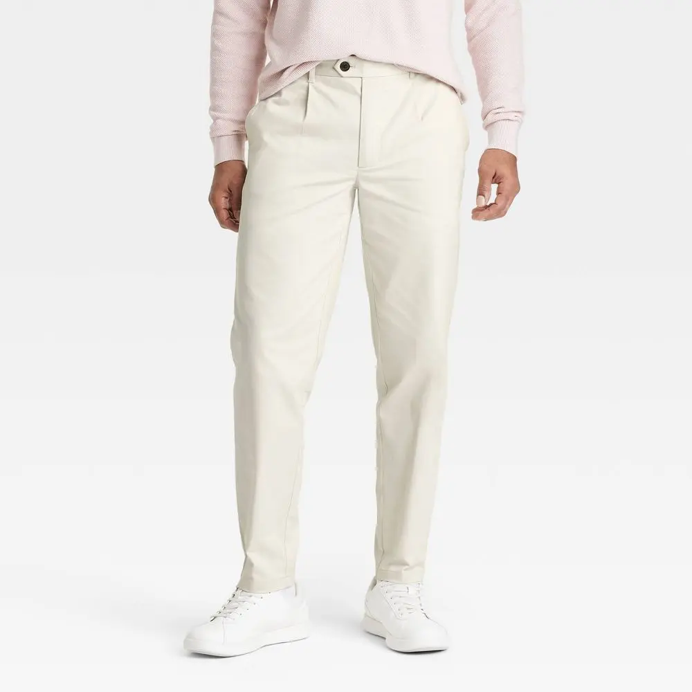 Men's Extended Tab Pleated Dress Trousers - Goodfellow & Co