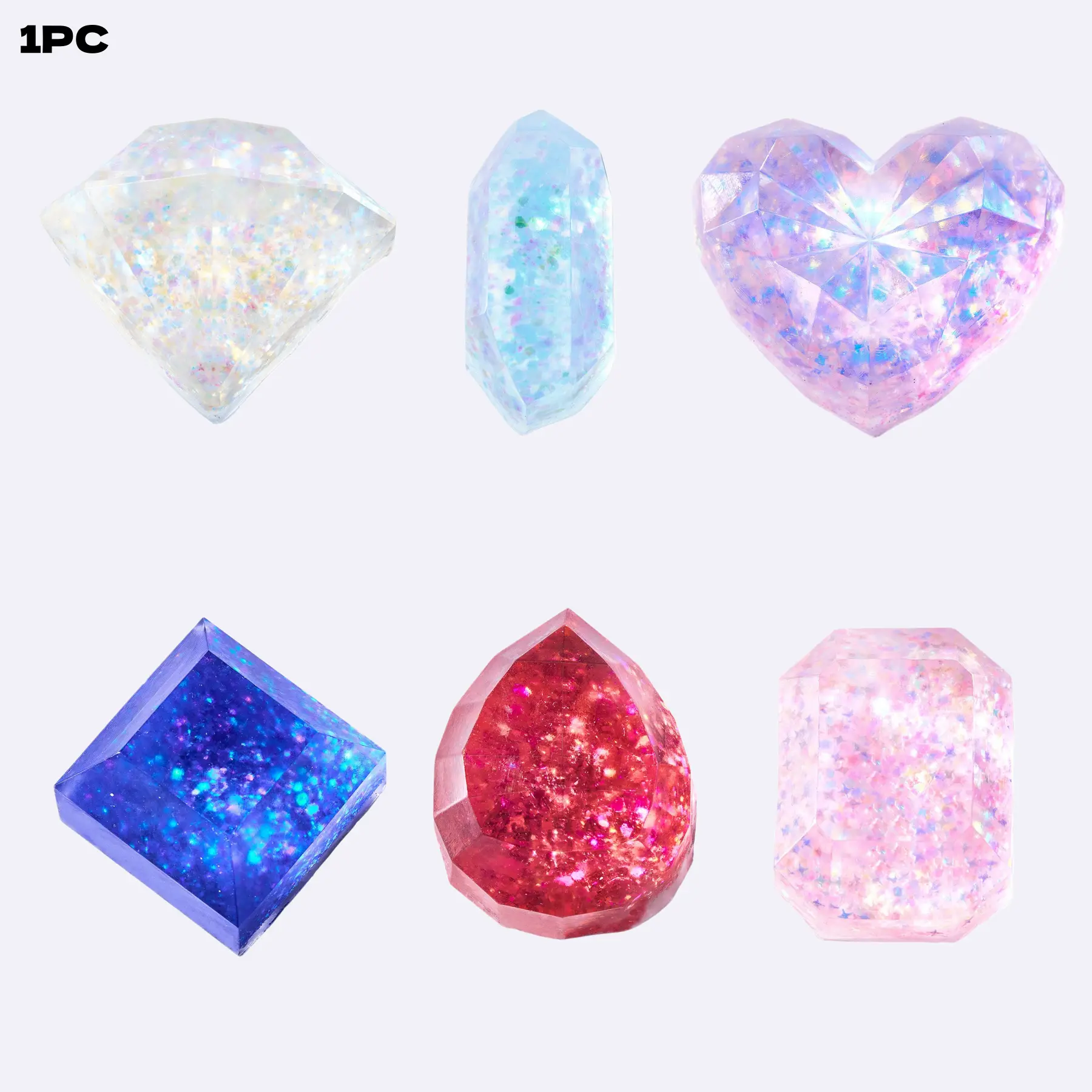 TABASQUISHY Crystal Series aba toy,Creative Slow Rebound Collectible Toy,can be used as decoration for bags or for collection