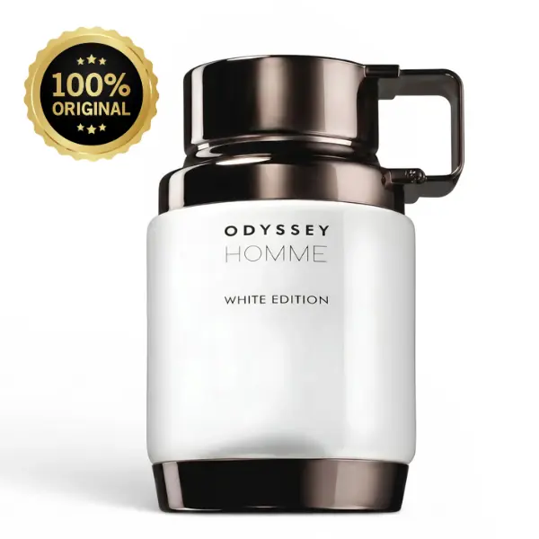 Odyssey Homme White Edition EDP Spray  60ml (2.0 Fl. Oz.) by Armaf | Long Lasting, Exquisite, Signature Scents.