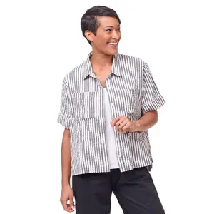 Tulip Marni Womens Camp Shirt in Murphy Stripe