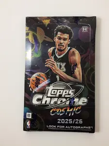 2025/2026 Topps Chrome Cosmic NBA Hobby Box (20 packs with 4 cards per pack)