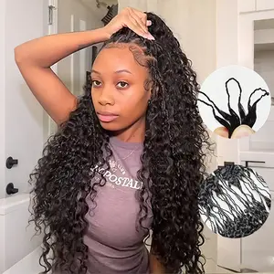Tinashe Crochet Hair Beach Curly & Burmese Curly & Kinky Curly Crochet Human Hair Boho Braids Bohemian Style