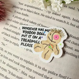 Voodoo Doll 2 inch Matte Sticker