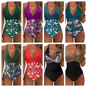 Stop Hiding This Summer!This Flattering Plunge Neck One-Piece Swimsuit Has The *Best* Vibe For Every Beach & Pool Moment!