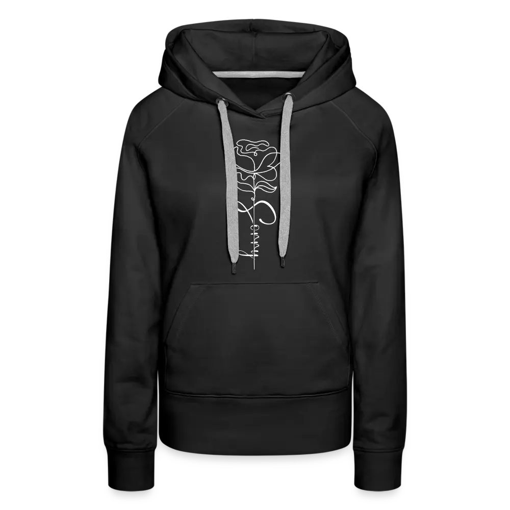 Women's Professional Full Bloom Draw String Hoodie