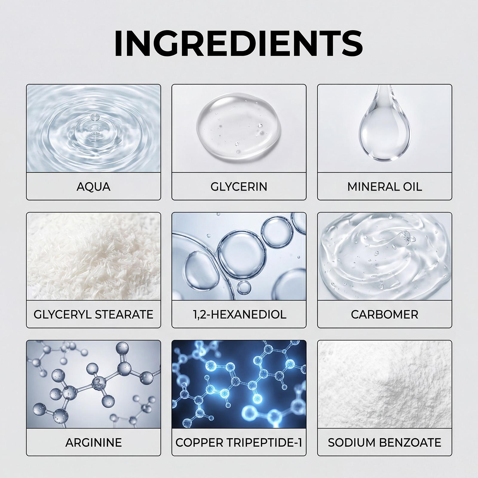 Peptide Ampoule Face Cream with Adenosine Lavander Oil Fine Line Treatment Moisturizing Elastin Boost Korean Skincare (1.69 fl oz)