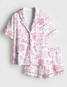 Women’s Future Mrs Satin Pajama Set, Engagement Wedding Wifey Short Sleeve PJs, Bridal Anniversary Sleepwear, Gift for Bride