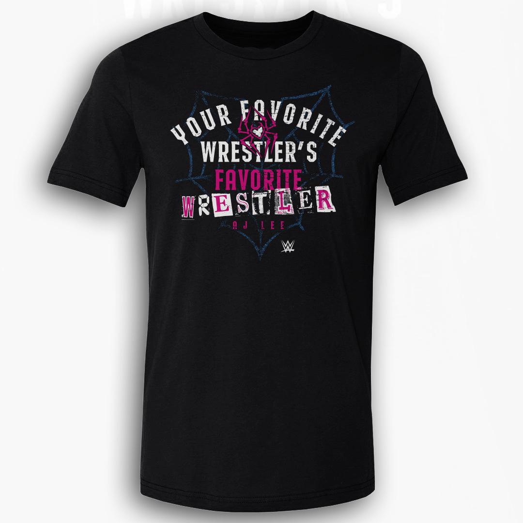 AJ Lee Favorite Wrestler T-Shirt, Iconic Wrestling Streetwear Style, Casual Outfit Gift for WWE Fans
