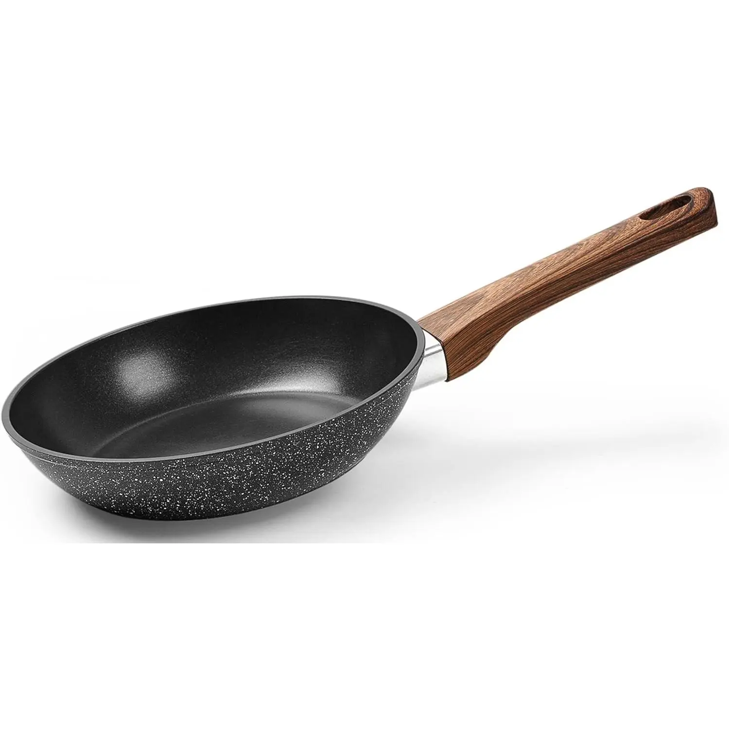 Frying Pan Nonstick - 9.5 Inch Frying Pan,Non Stick Skillet Egg Omelette Pan, Black Nonstick Non  Cooking Pan,Oven Safe, Induction Compatible, PFOA Free