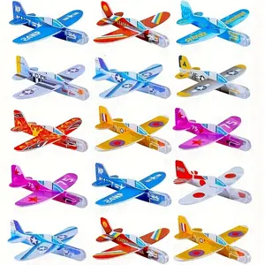 30 Piece Magic Glider Squad Paper Airplane Set, Model Aircraft, Classroom Prizes & Birthday Party Favors, DIY Flying Toys (random Color Surprise)