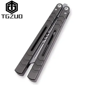 1pc Butterfly Trainer Aluminum Handle, with Tactical Bottle Opener, Portable Flip Tool Hand Spinning Skill Toy for Beginners, High-Quality Edc Tool