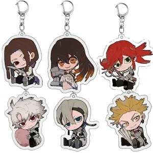 GACHIAKUTA Acrylic Keychain, Rudo Enjin Zanka Cute Anime Bag Charm | Manga Fan Collectible & Gift