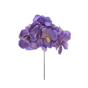 9" Silk Hydrangea Pick (Purple)