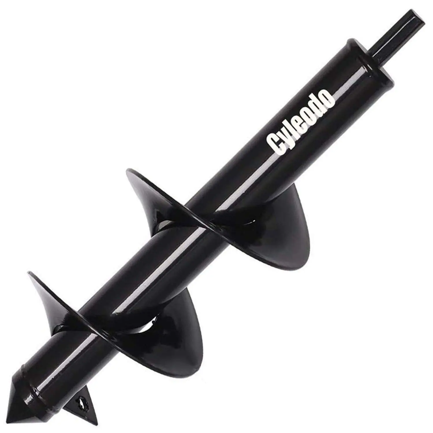 Garden Auger Spiral Drill Bit, 4X12' Post Hole Diggers with Non-Slip 3/8' Hex Drive Drill twist masonry