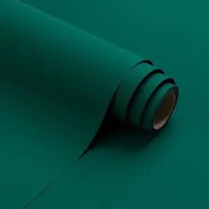 Green Wrapping Paper Roll - Mini Roll Silky Touch - 17 Inch x 16.5 Feet - Soild Color Design Perfect for Birthday, Holiday, Wedding, Baby Shower