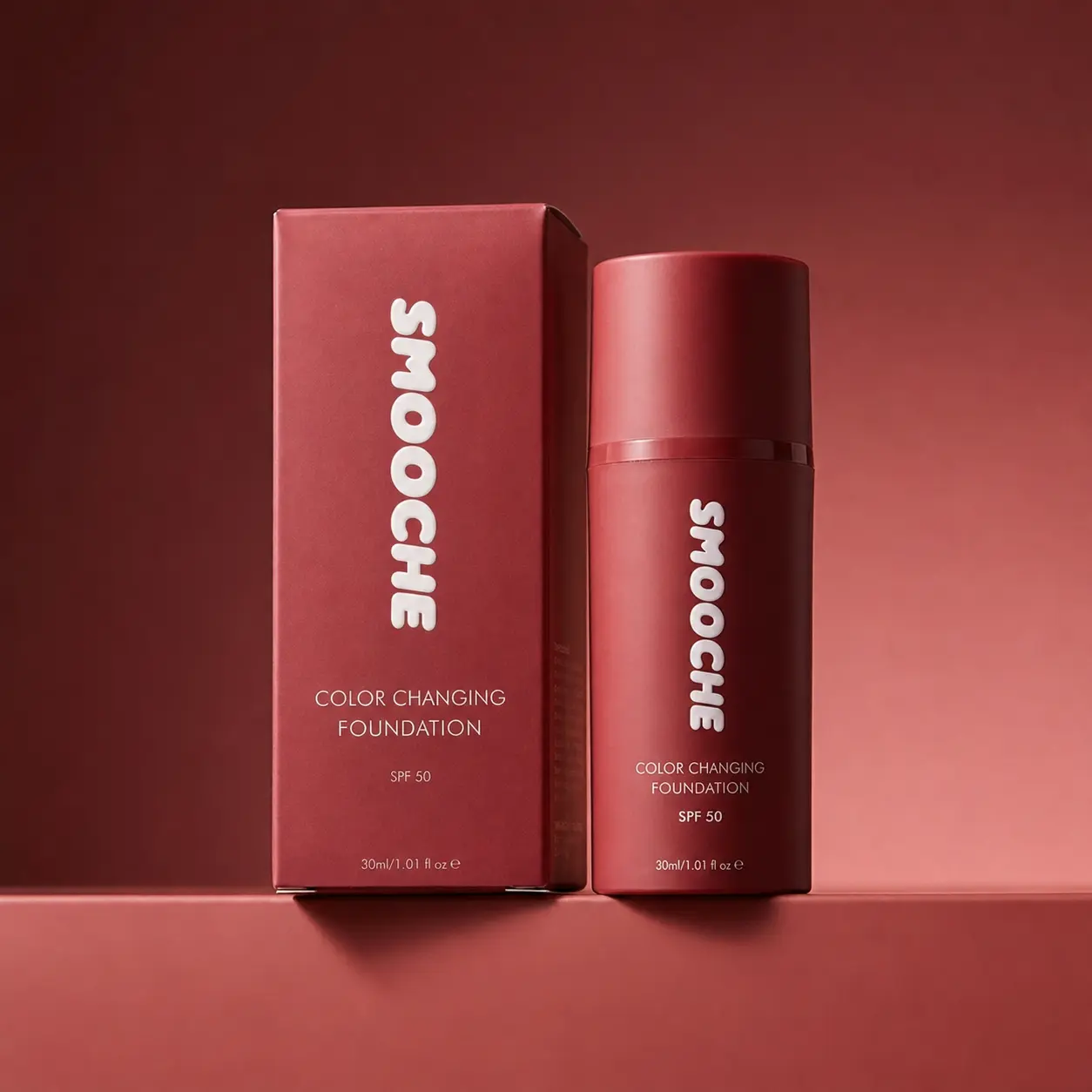 Color Changing Long Wear Foundation - Adaptable High Coverage Liquid Base with SPF 50, Smart Tone Adjusting, Smudgeproof, All Day Wear, Vegan, Cruelty-Free Makeup Concealer Long Lasting Cosmetic, All Day Coverage, Sun Protection, Beauty Products, Even Ski