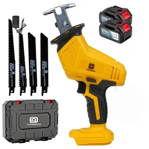 2025 Newly Upgraded Wireless Rotary Saw And Electric Reciprocating Saw In 2025, Equipped with Blade Set And Wood/ Metal/ PVC Cutting Charger, And Featuring Multiple Safety Functions, Including A Safety Lock for Multi-Purpose Cutting, Compact Design