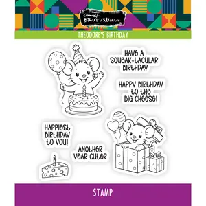Theodore's Birthday | 4x4 Stamp Set
